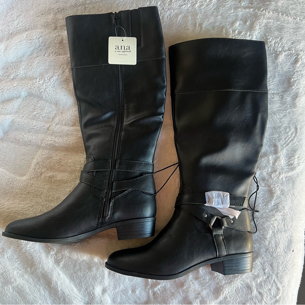 Black Riding Boots Size 7